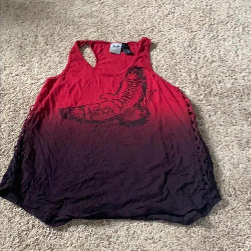 Harley Davidson brand razor back tank top!